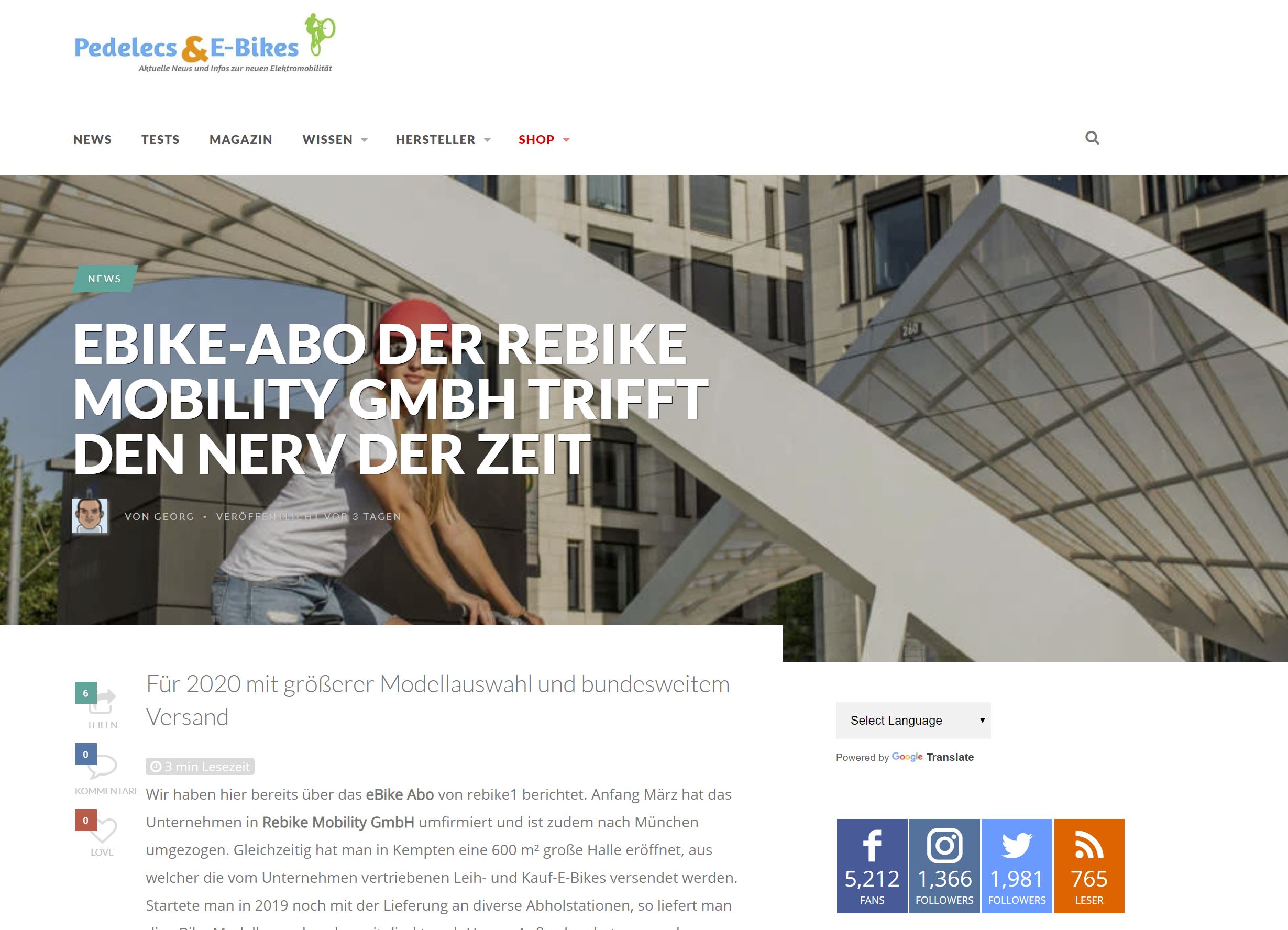 Mit dem eBike Abo in die neue Fahrradsaison